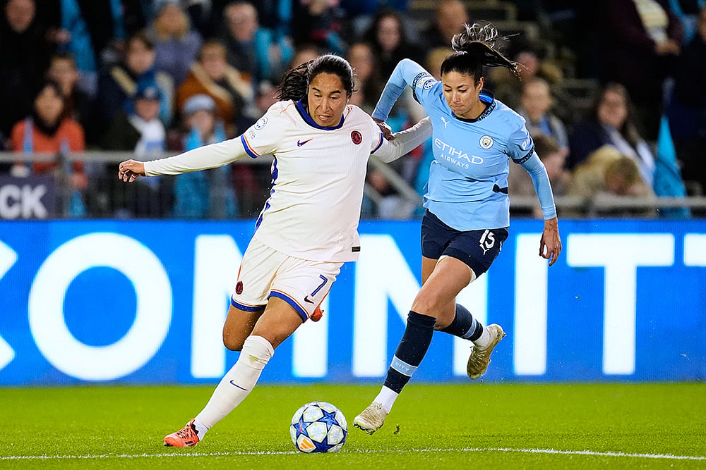 Womens Champions League UWCL Quarter-Finals 1st Leg Chelsea vs Manchester City: Mayra Ramirez