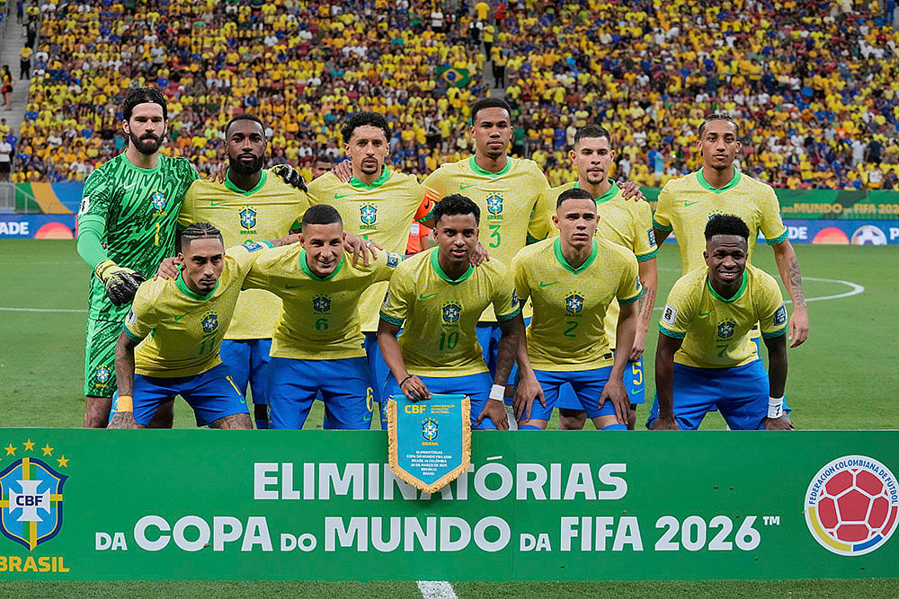FIFA World Cup 2026 South American Qualifier Brazil vs Colombia football: 2