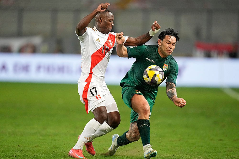 FIFA World Cup 2026 South American Qualifier Peru vs Bolivia football: Luis Advincula