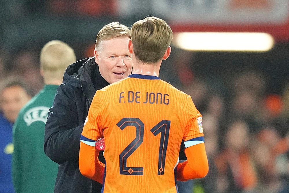 UEFA Nations League quarterfinal first leg match between Netherlands and Spain: Ronald Koeman
