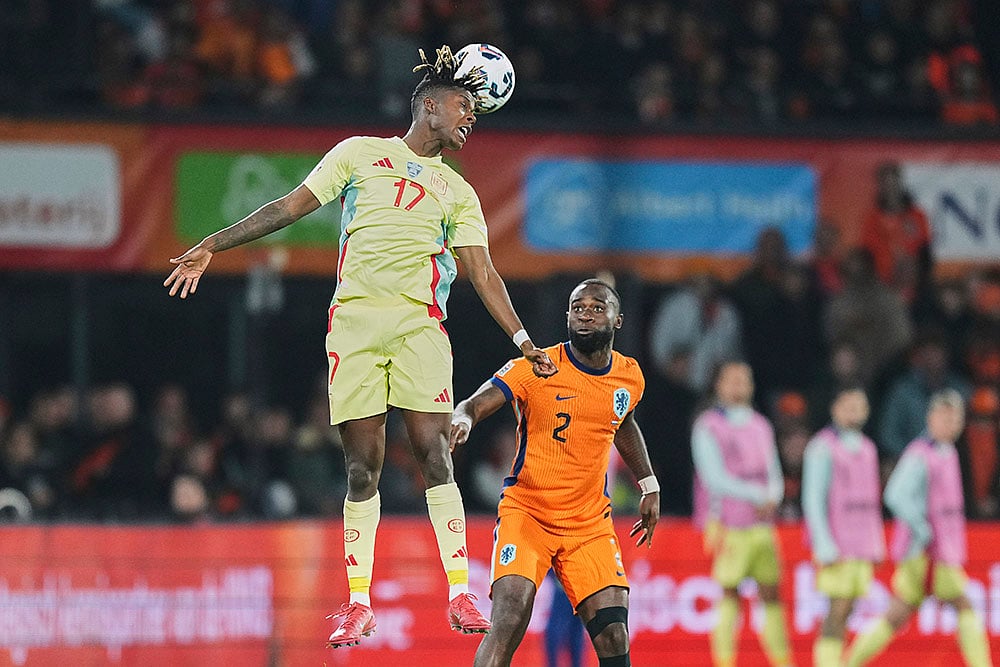 UEFA Nations League quarterfinal first leg match between Netherlands and Spain: Nico Williams