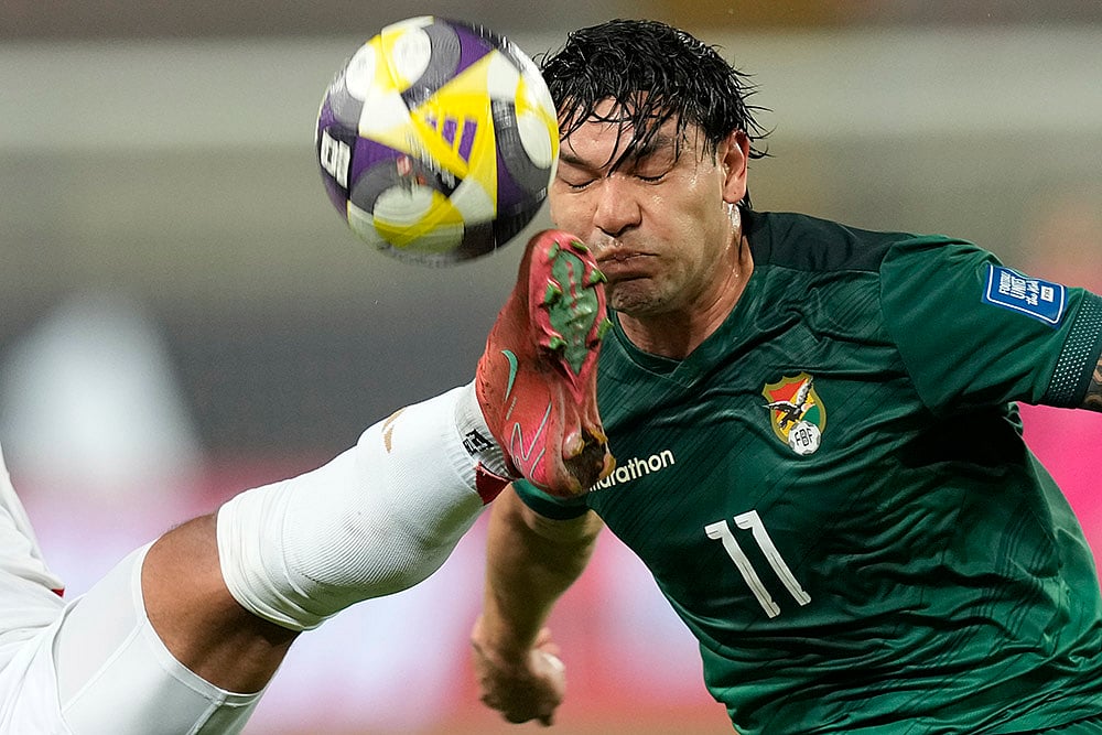 FIFA World Cup 2026 South American Qualifier Peru vs Bolivia football: Carmelo Algaranaz