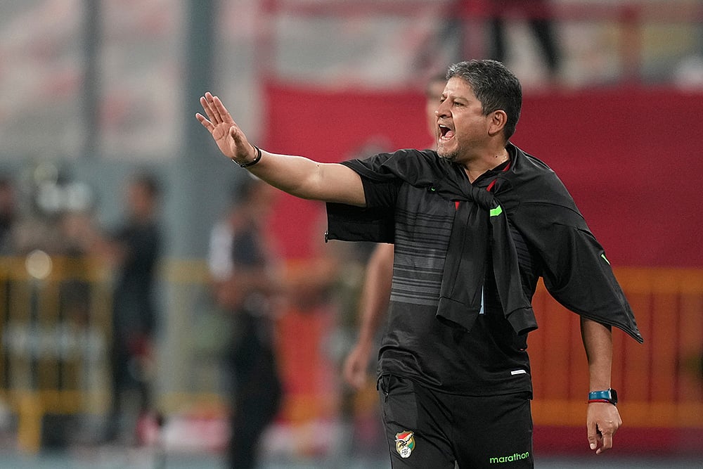 FIFA World Cup 2026 South American Qualifier Peru vs Bolivia football: Oscar Villegas