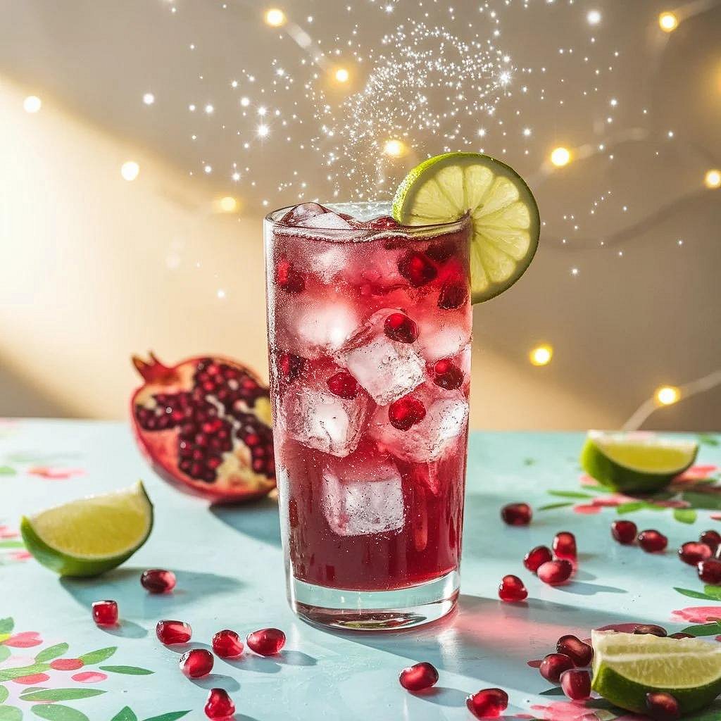 Pomegranate & Mint Refresher Mocktail