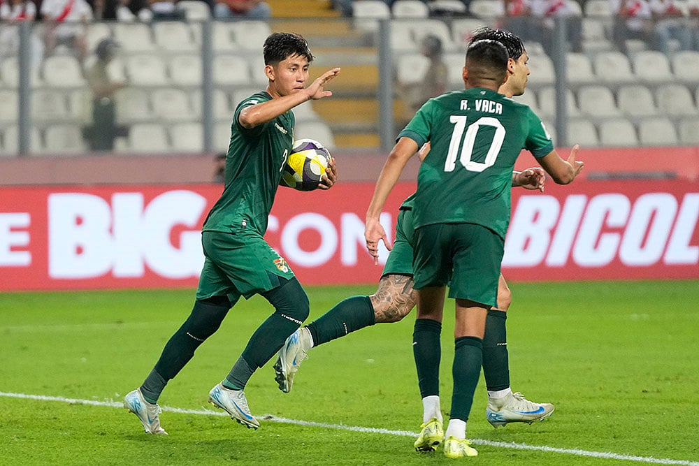 FIFA World Cup 2026 South American Qualifier Peru vs Bolivia football: Miguel Terceros