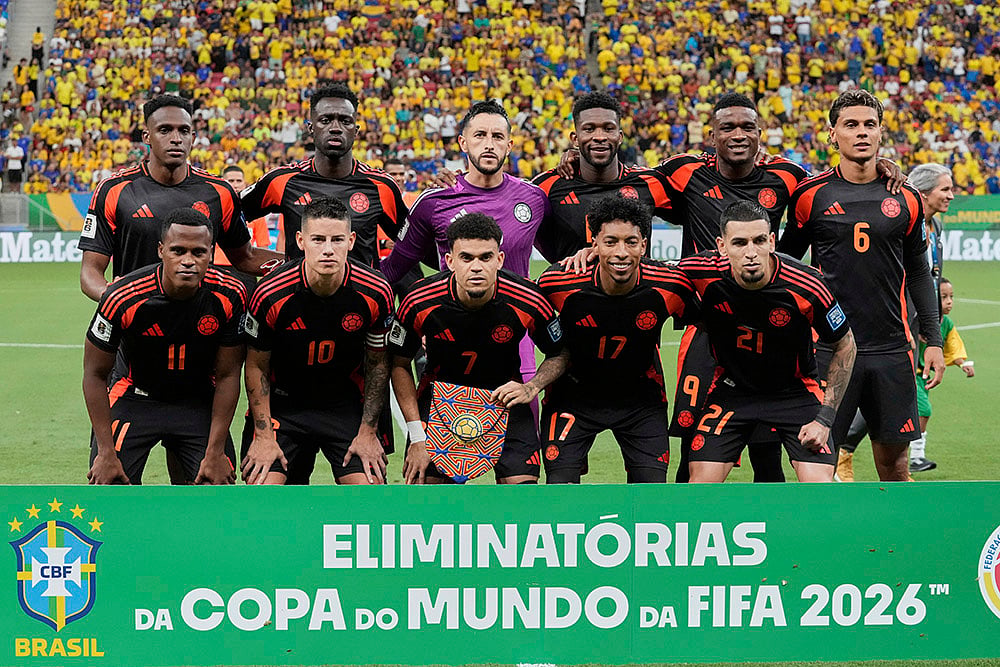 FIFA World Cup 2026 South American Qualifier Brazil vs Colombia football: 1