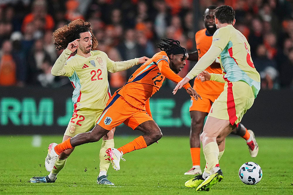 UEFA Nations League quarterfinal first leg match between Netherlands and Spain: Marc Cucurella