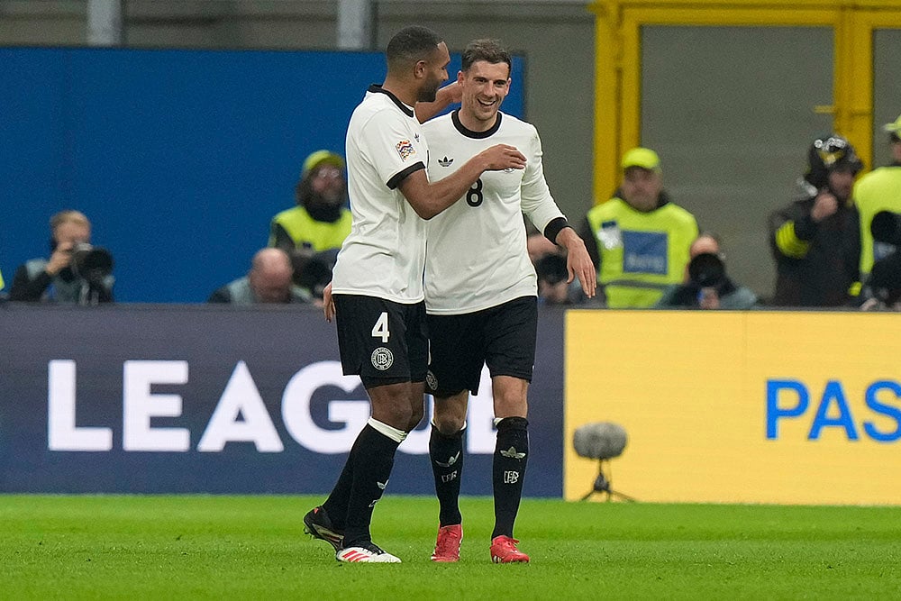 UEFA Nations League quarterfinal first leg match between Italy vs Germany:  Leon Goretzka