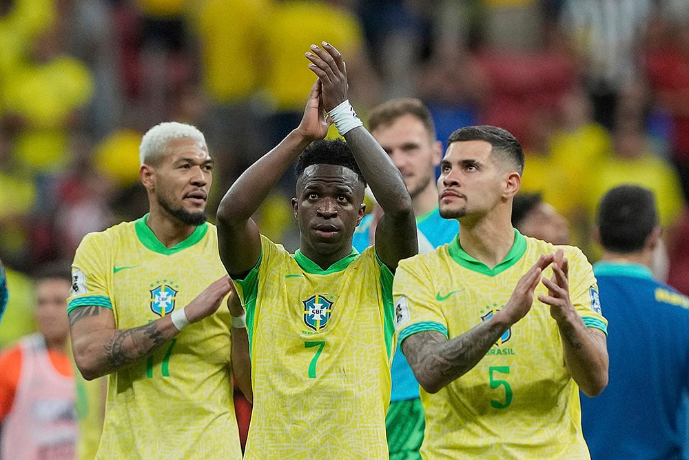 | Photo: AP/Eraldo Peres : FIFA World Cup 2026 Qualifiers: Brazil vs Colombia