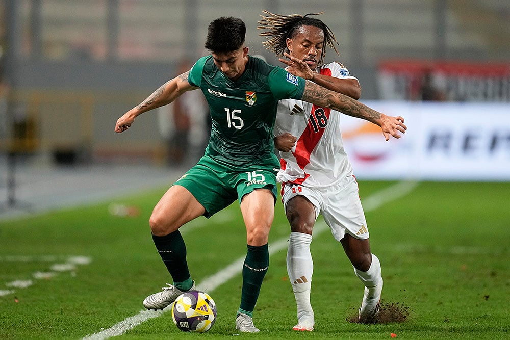 FIFA World Cup 2026 South American Qualifier Peru vs Bolivia football: Gabriel Villamil