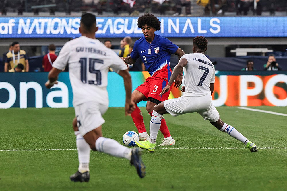 CONCACAF Nations League Soccer Panama vs United States football: Christopher Richards
