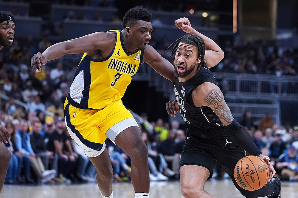NBA Basketball game Indiana Pacers vs Brooklyn Nets: Trendon Watford
