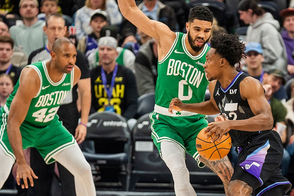 Basketball: Boston Celtics vs Utah Jazz