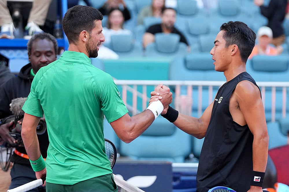Miami Open Tennis: Novak Djokovic vs Rinky Hijikata