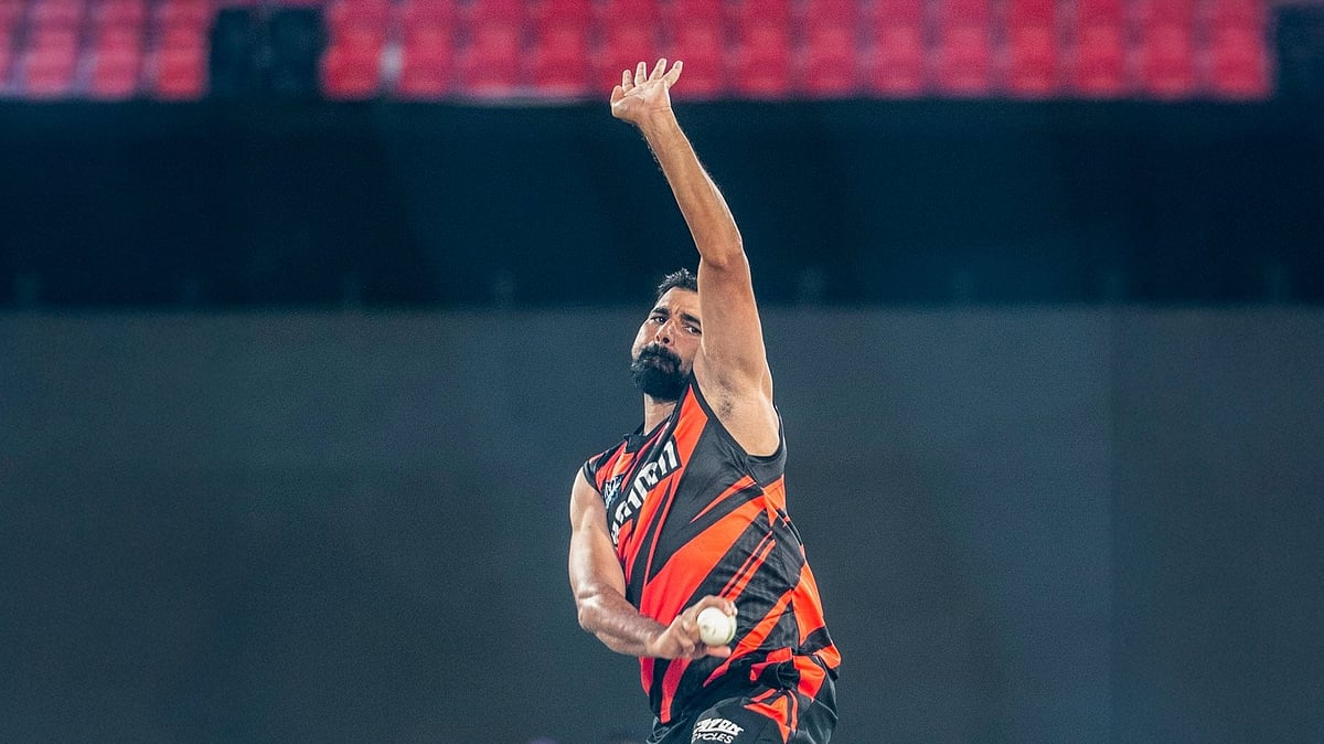 Sunrisers Hyderabad pacer Mohammed Shami. - Photo: X | Sunrisers Hyderabad