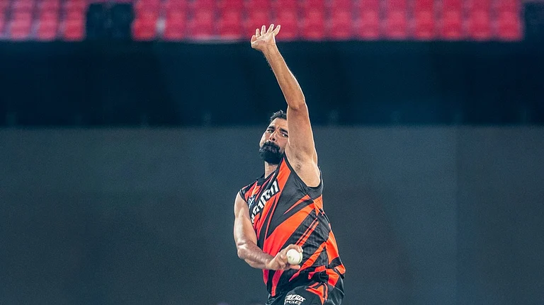 Sunrisers Hyderabad pacer Mohammed Shami. - Photo: X | Sunrisers Hyderabad