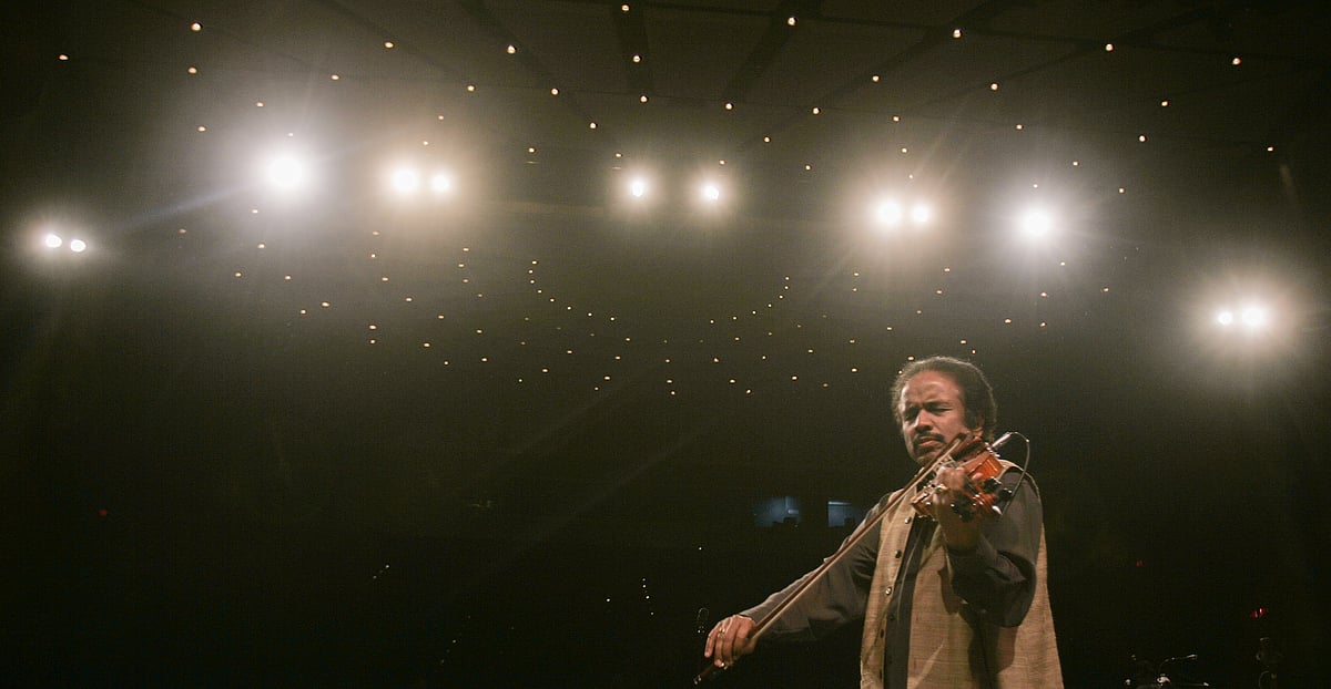 Getty Images : Legendary  violinist L Subramaniam 
