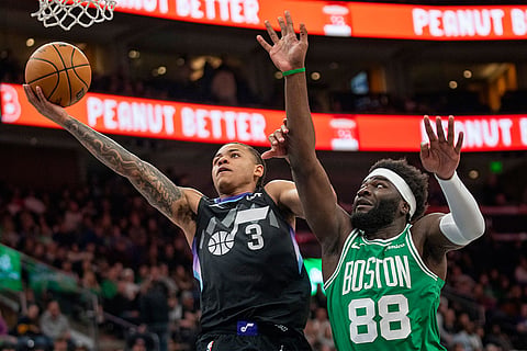 NBA Basketball Game: Boston Celtics vs Utah Jazz
