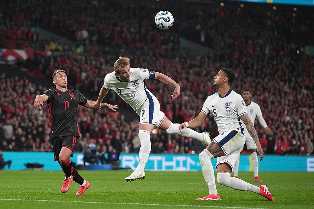 England Albania World Cup Soccer qualifying Match