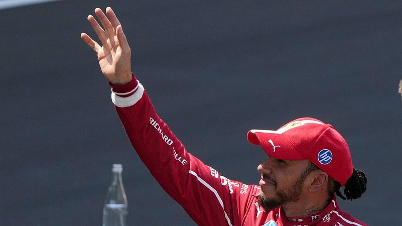 Ferrari driver Lewis Hamilton wins Chinese Grand Prix