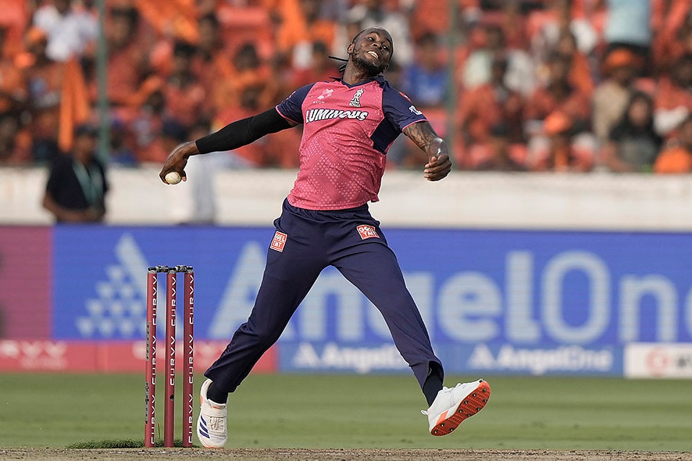 Indian Premier League 2025 T20 Cricket match SRH vs RR: Jofra Archer