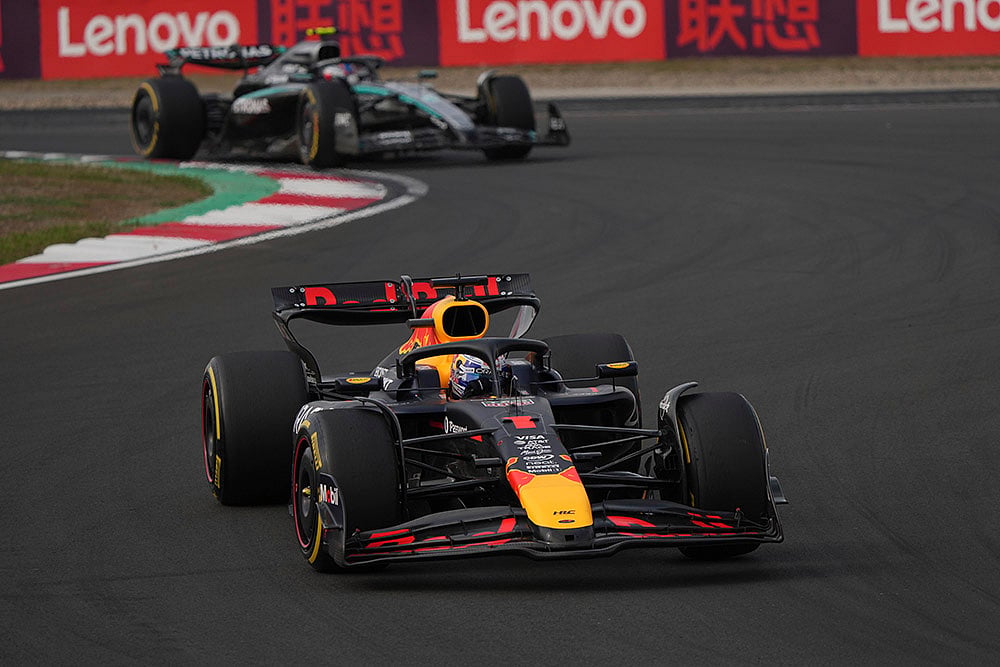 Chinese Formula One Grand Prix race 2025 at the Shanghai International Circuit: Max Verstappen