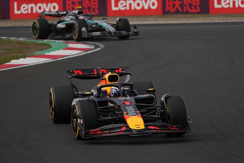 Chinese Formula One Grand Prix race 2025 at the Shanghai International Circuit: Max Verstappen