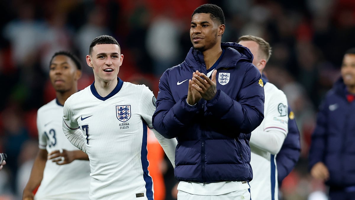 Phil Foden and Marcus Rashford during the previous match. - File Photo