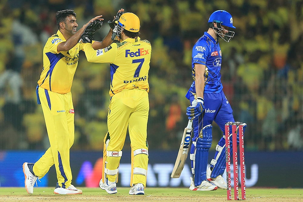 Indian Premier League 2025 T20 Cricket match CSK vs MI: Ravichandran Ashwin