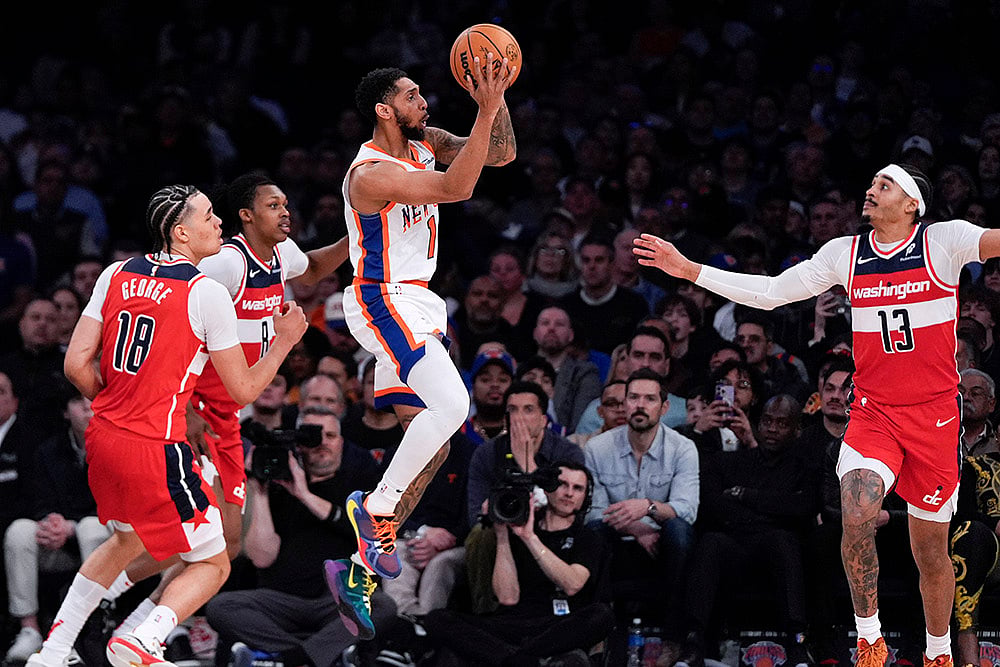 NBA Basketball 2024-25 New York Knicks Vs Washington Wizards: Cameron Payne