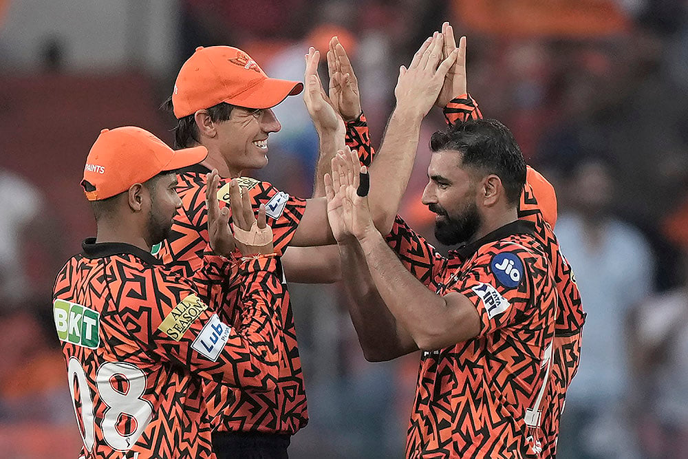 Indian Premier League 2025 T20 Cricket match SRH vs RR: Mohammed Shami 