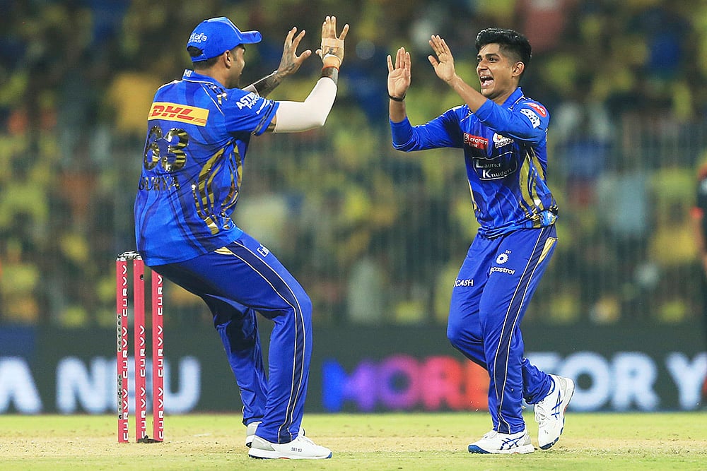 Indian Premier League 2025 T20 Cricket match CSK vs MI: Vignesh Puthur