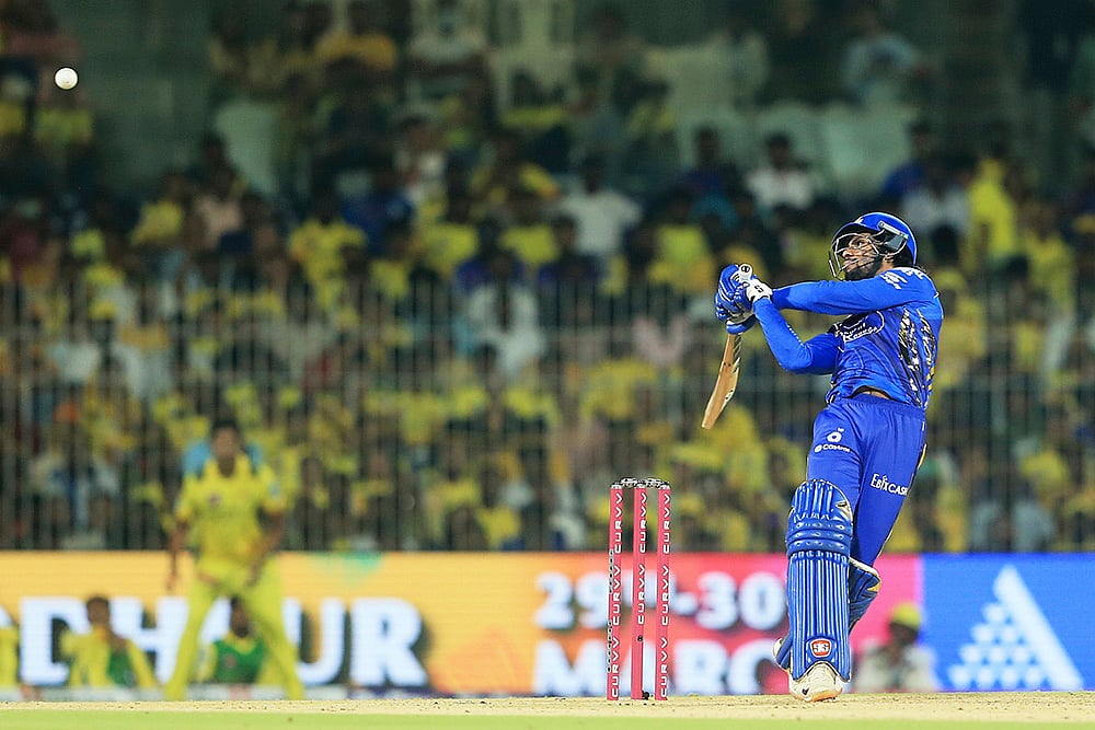 Indian Premier League 2025 T20 Cricket match CSK vs MI: Tilak Verma 