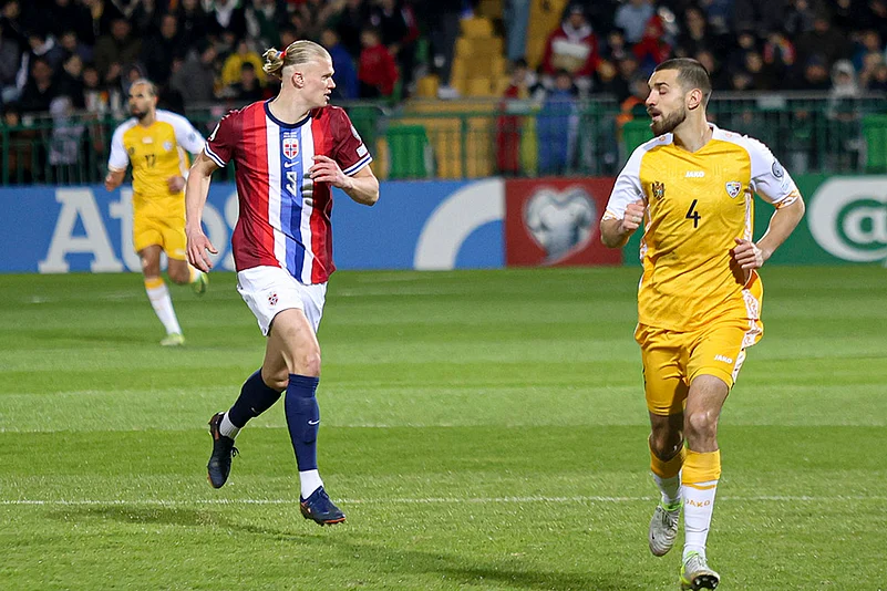 FIFA World Cup 2026 Qualifiers soccer match Moldova Vs Norway: Erling Haaland
