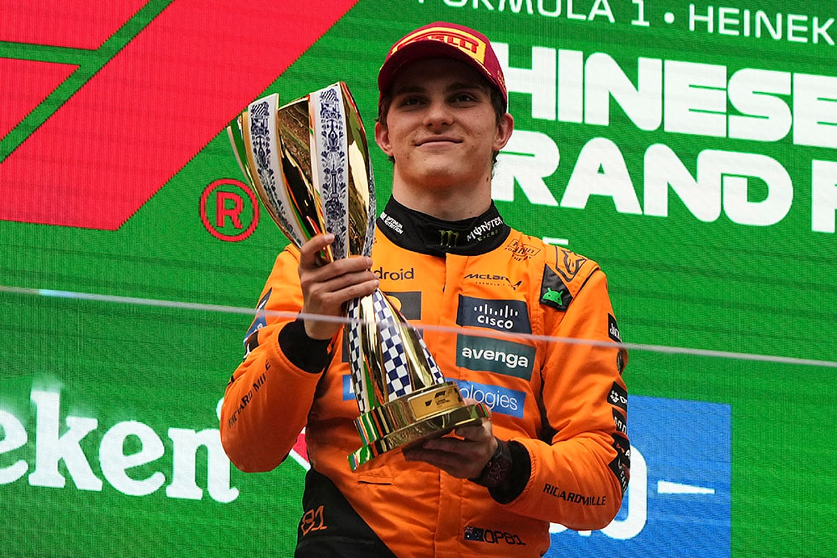 Chinese Formula One Grand Prix race 2025 at the Shanghai International Circuit: Oscar Piastri