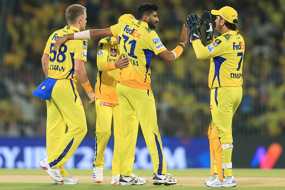 Indian Premier League 2025 T20 Cricket match CSK vs MI: Khaleel Ahmed