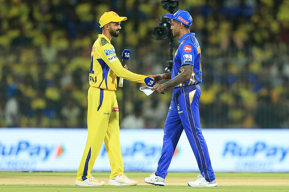 Indian Premier League 2025 T20 Cricket match CSK vs MI: Suryakumar Yadav