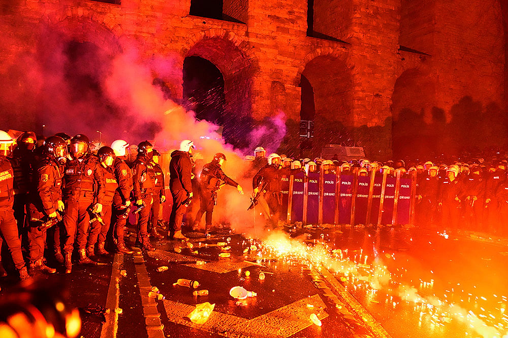Turkey politics protests over Istanbul mayor Ekrem Imamoglu arrest: 4