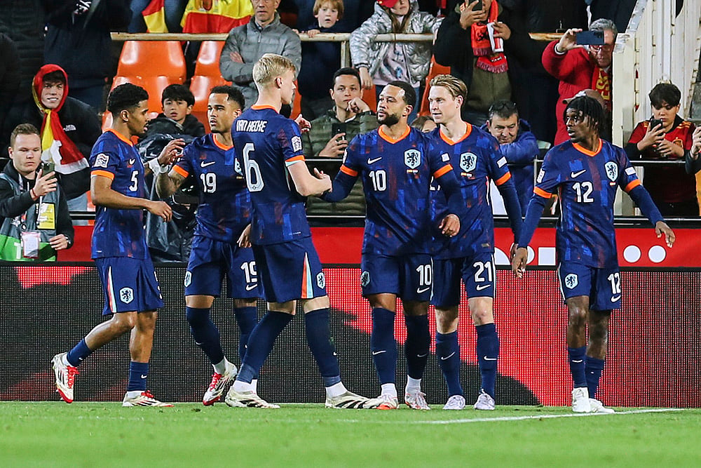 UEFA Nations League 2024-25 Quarter-Finals Second Leg Spain vs Netherlands: Memphis Depay