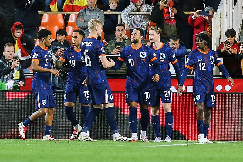 UEFA Nations League 2024-25 Quarter-Finals Second Leg Spain vs Netherlands: Memphis Depay