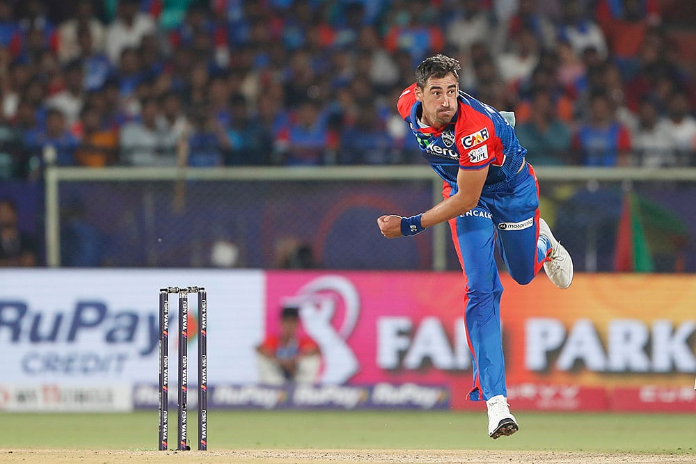 Indian Premier League Cricket IPL 2025 LSG vs DC: Mitchell Starc 
