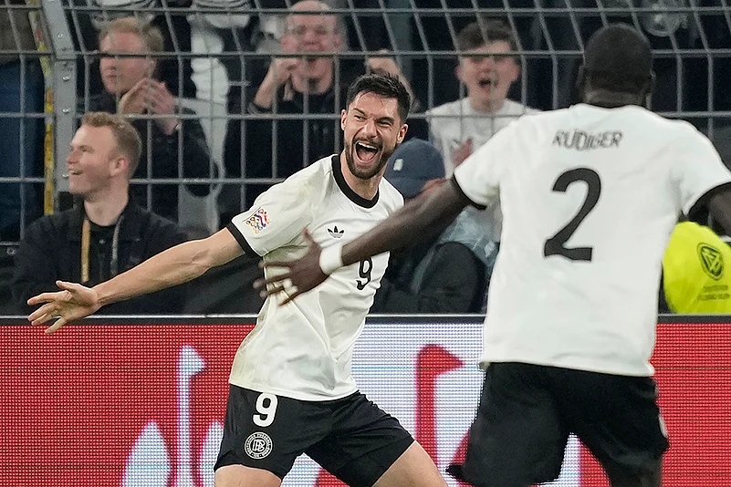UEFA Nations League 2024-25 Quarter-Finals Second Leg Germany vs Italy: Tim Kleindienst