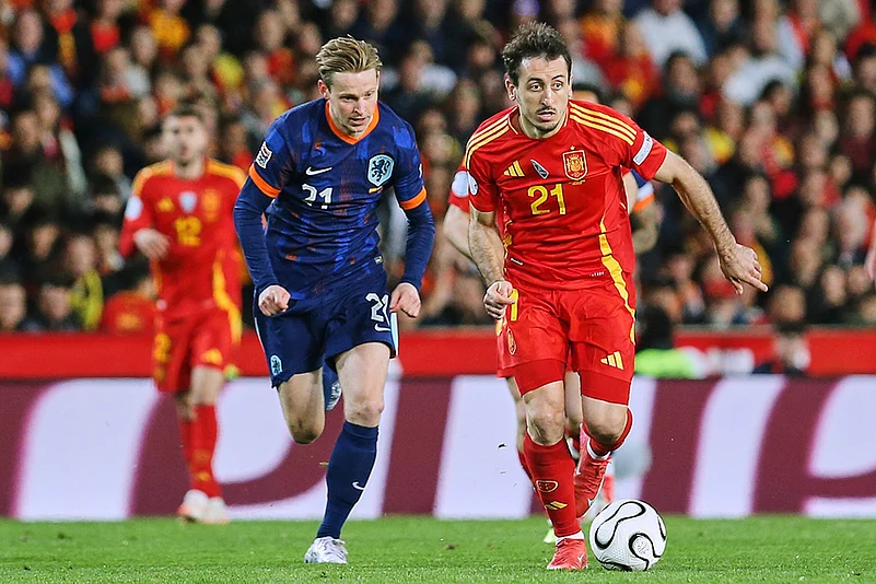 UEFA Nations League 2024-25 Quarter-Finals Second Leg Spain vs Netherlands: Mikel Oyarzabal