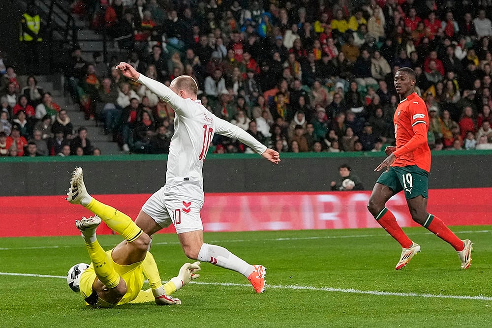 UEFA Nations League 2024-25 Quarter-Finals Second Leg Portugal Vs Denmark: Christian Eriksen
