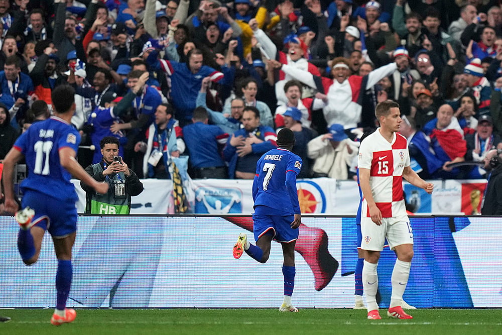 UEFA Nations League 2024-25 Quarter-Finals Second Leg France vs Croatia: Ousmane Dembele