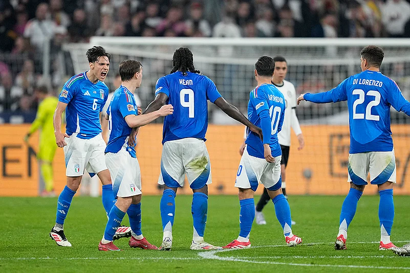 UEFA Nations League 2024-25 Quarter-Finals Second Leg Germany vs Italy: Moise Kean
