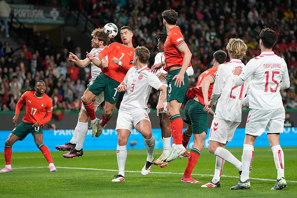 UEFA Nations League 2024-25 Quarter-Finals Second Leg Portugal Vs Denmark: Cristiano Ronaldo
