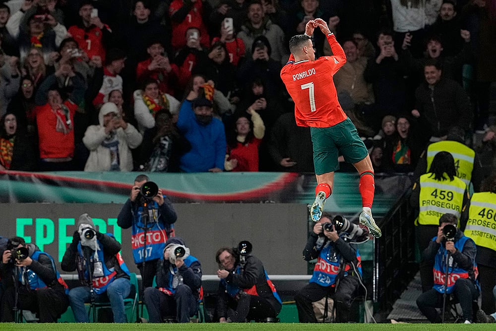 UEFA Nations League 2024-25 Quarter-Finals Second Leg Portugal Vs Denmark: Cristiano Ronaldo