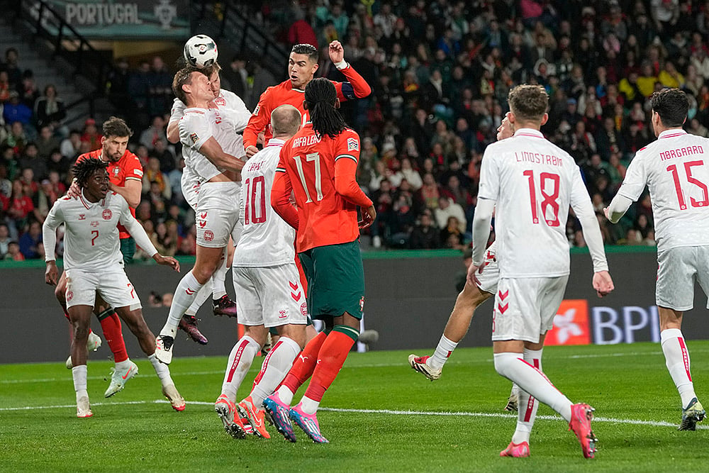 UEFA Nations League 2024-25 Quarter-Finals Second Leg Portugal Vs Denmark: Joachim Andersen