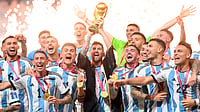 Argentina the defending champions celebrate their 2022 World Cup victory
